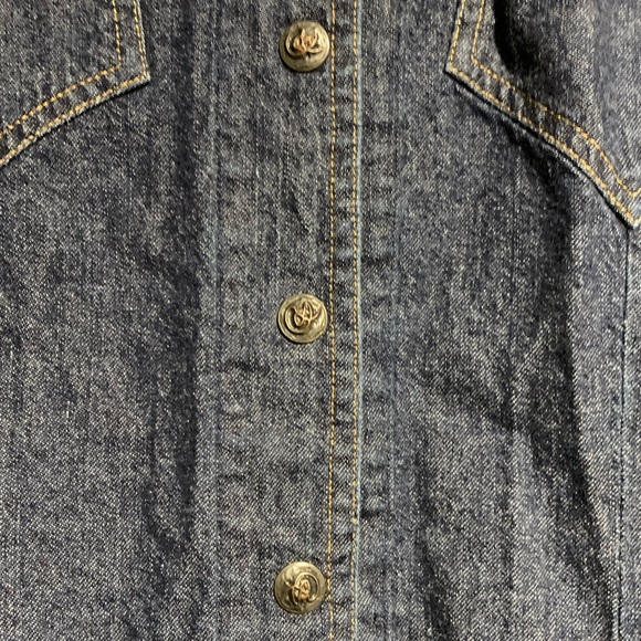 Christian Lacroix Bazaar Jean Western Button Down Designer 36 - Picture 4 of 9